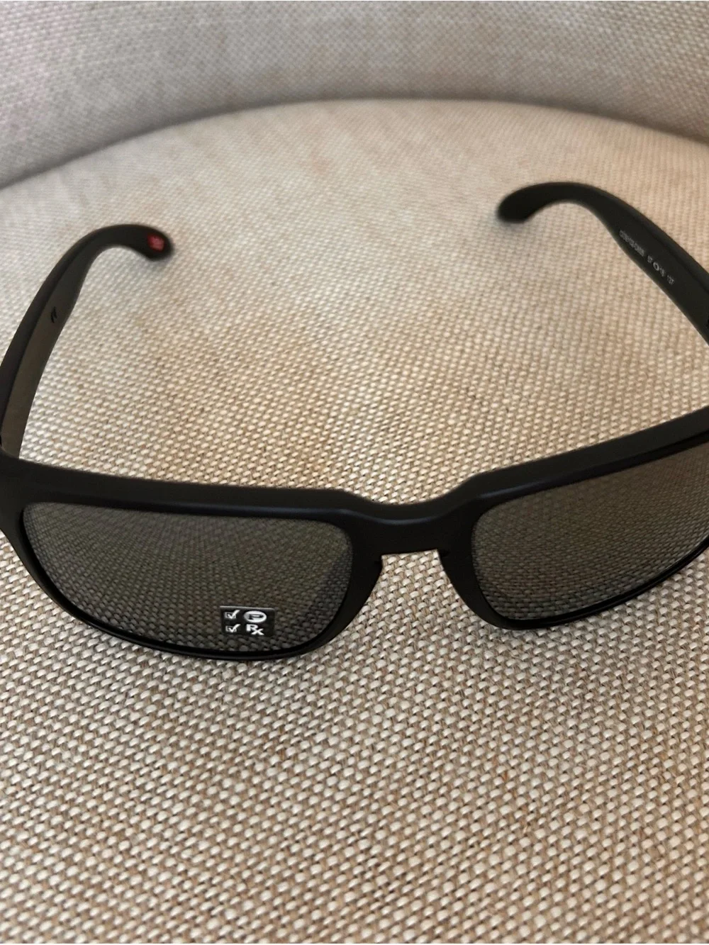 Oakley Holbrook Matte Black Sunglasses with Dark Polarized Lenses